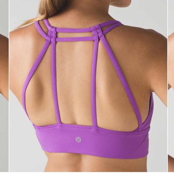 Lululemon As You Like Bra Moonlit Magenta purple size 4 small adjustable padded - Picture 2 of 10